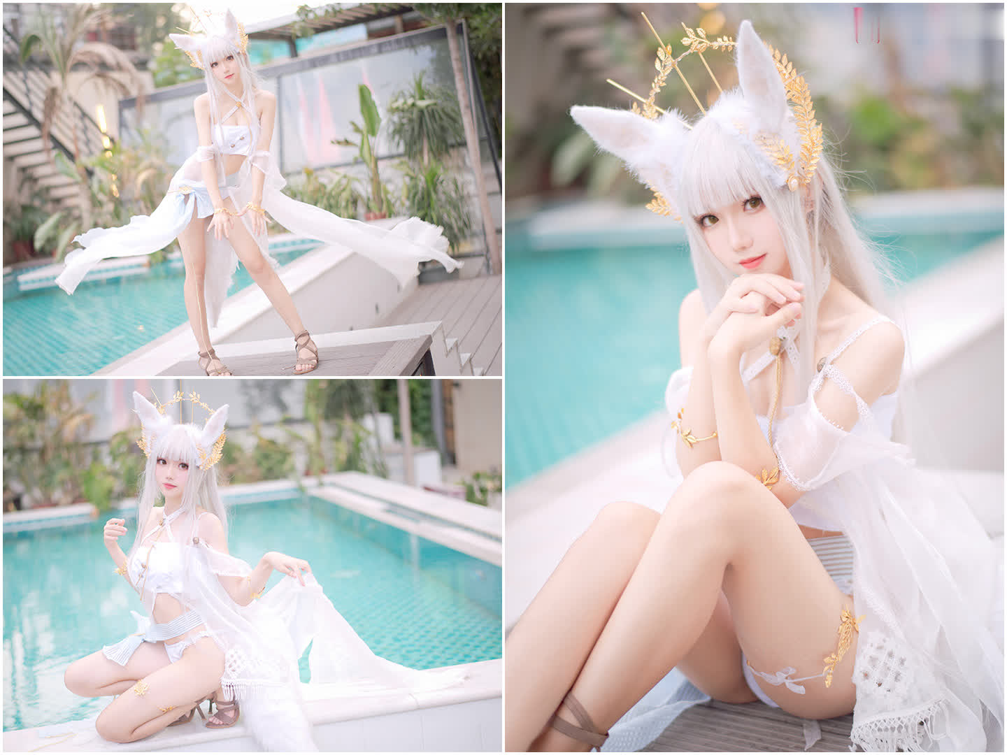 【花柒Hana】“雪中精灵”清纯美女写真照片资源下载