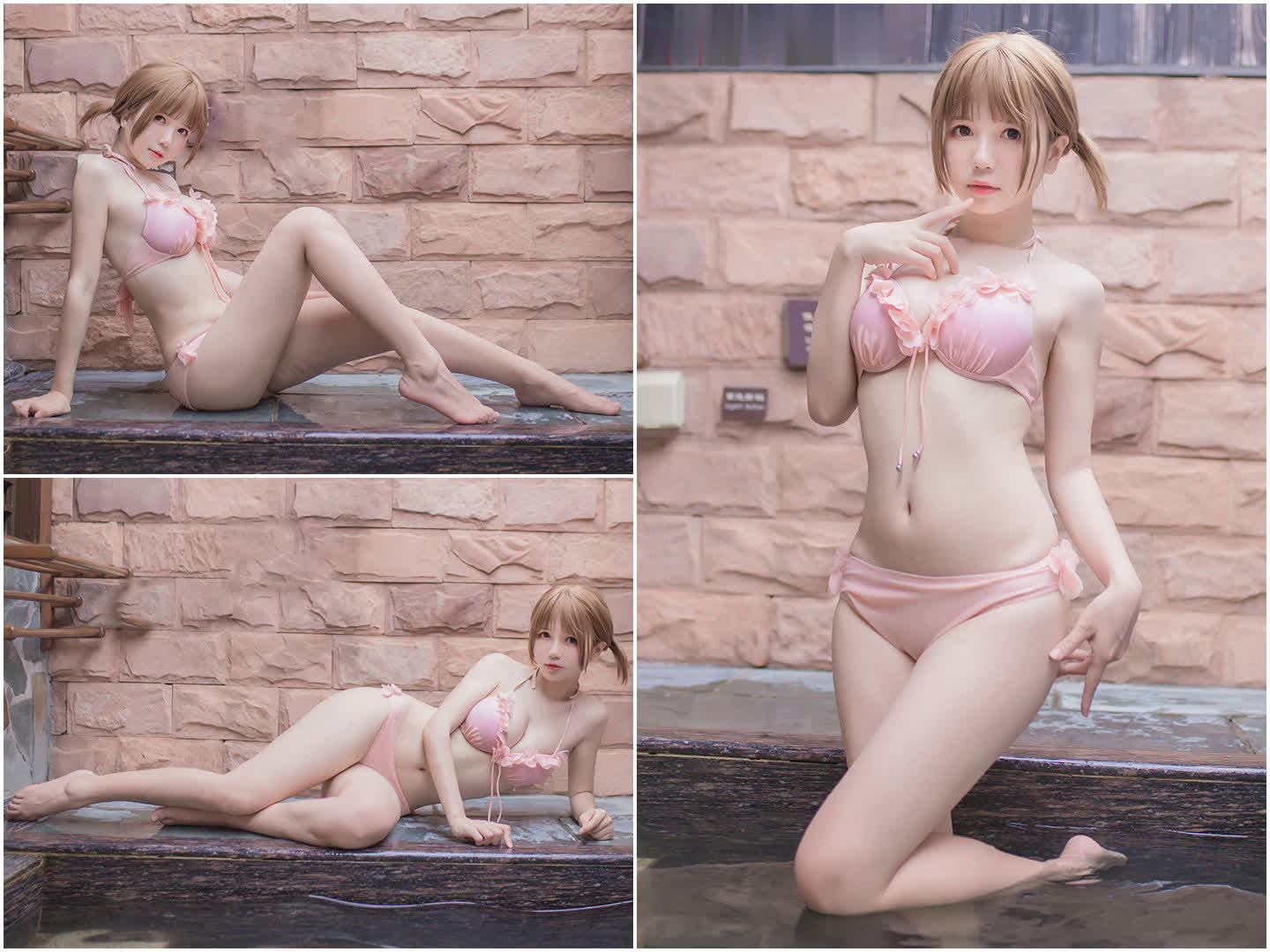 【Yoko宅夏】白丝美女Coser写真照片资源下载