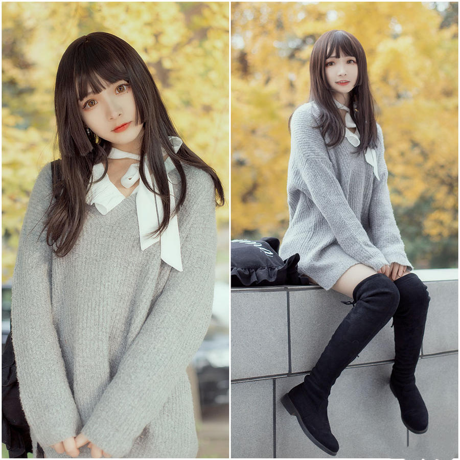 【古川kagura】“腿精”美少女主播写真照片资源下载