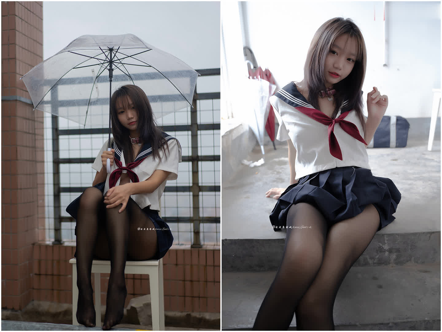 【柒柒要乖哦】JK制服美女写真照片资源下载