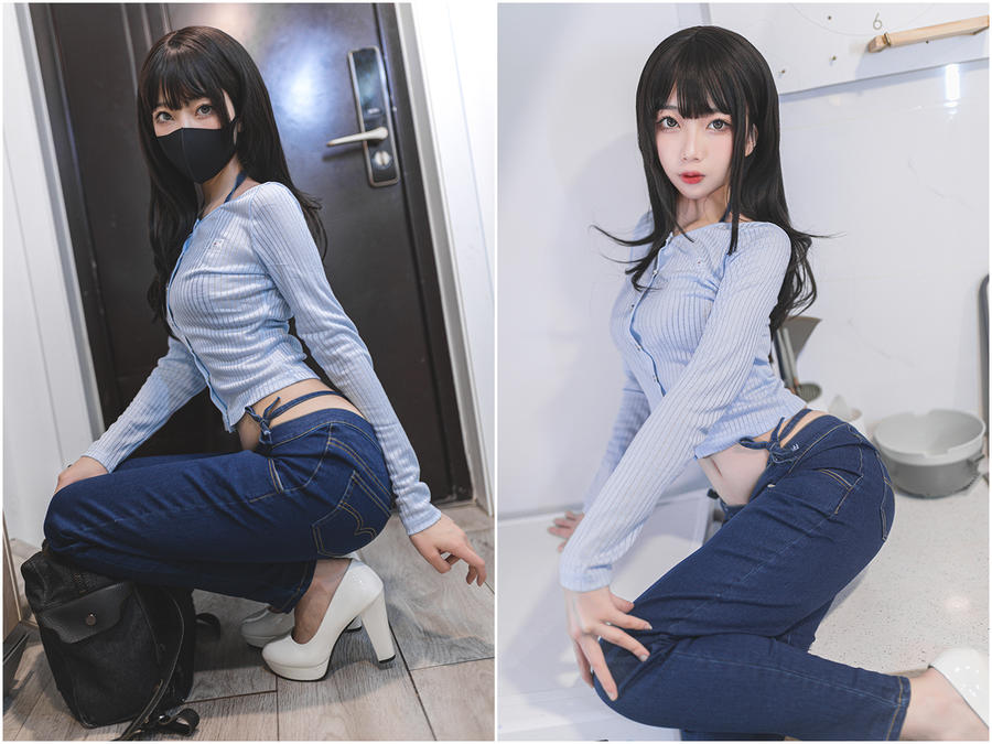 【杏仁曲奇】性感瑜伽美女写真照片资源下载