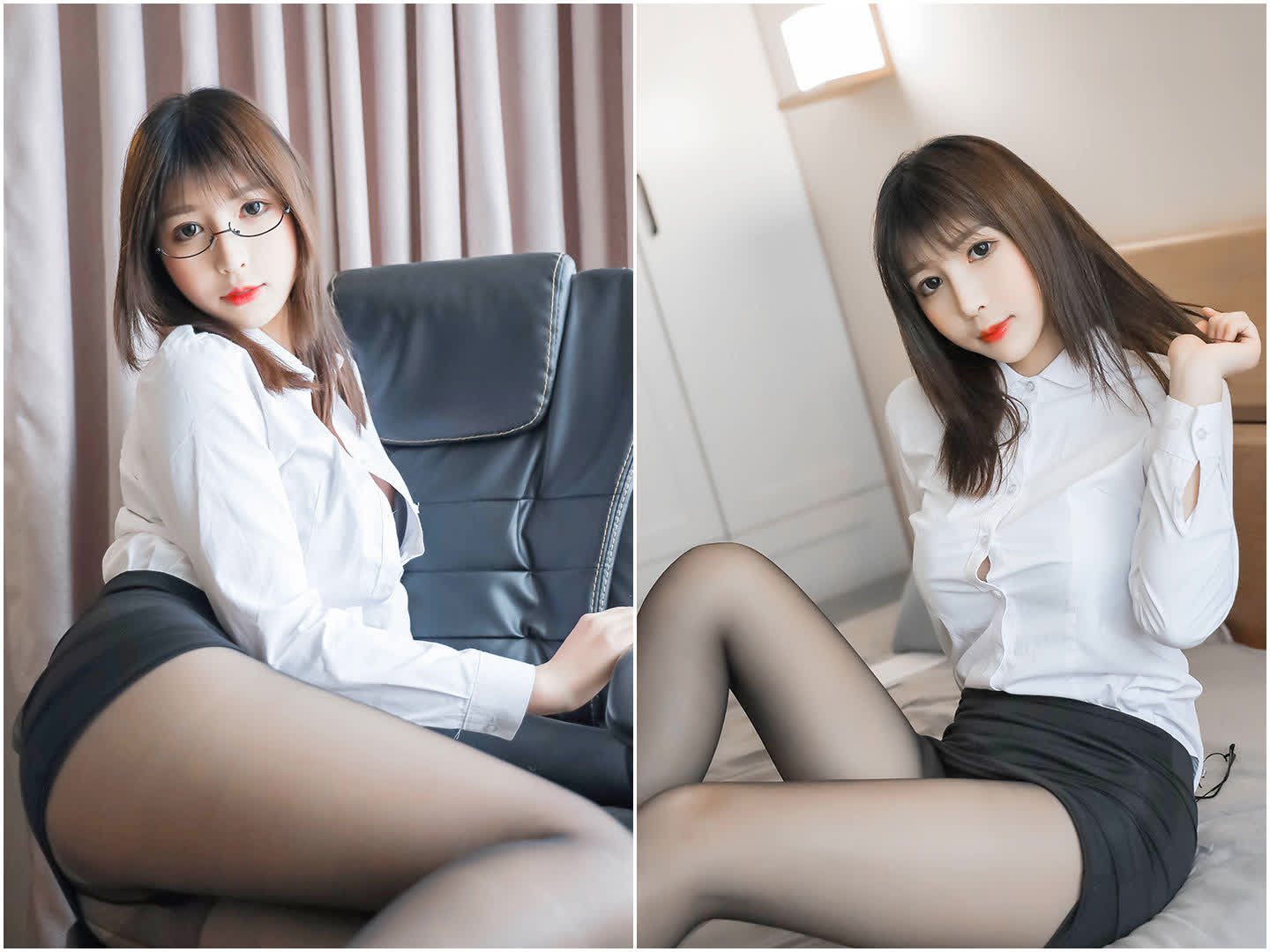 【黑米粥(小酥酱)】高挑美女主播写真照片资源下载