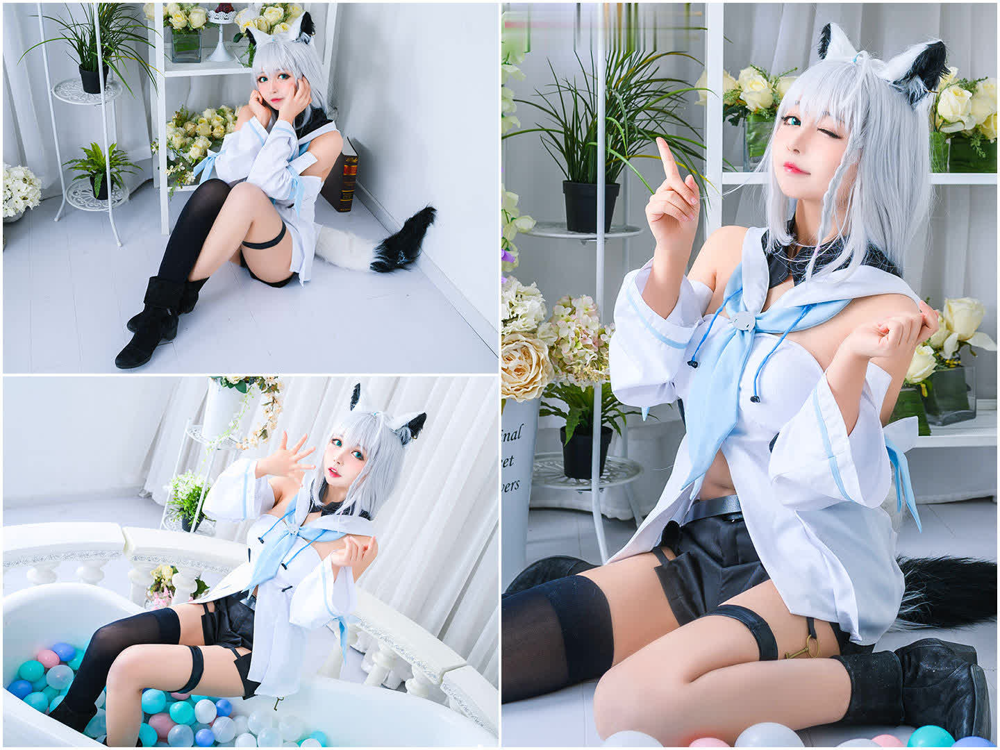【黑猫猫OvO】Coser美女写真照片资源下载