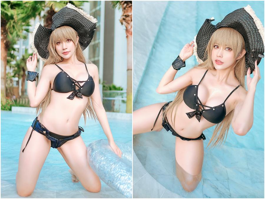 【PingPing】越南混血美女Coser写真照片资源下载