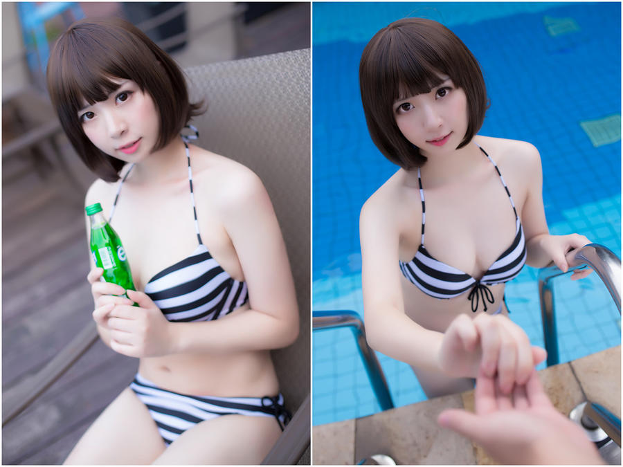 【闪月半】Lolita风美女Coser写真照片资源下载