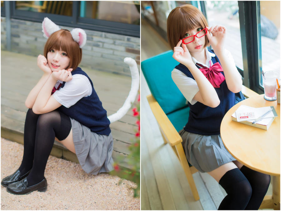 【闪月半】Lolita风美女Coser写真照片资源下载